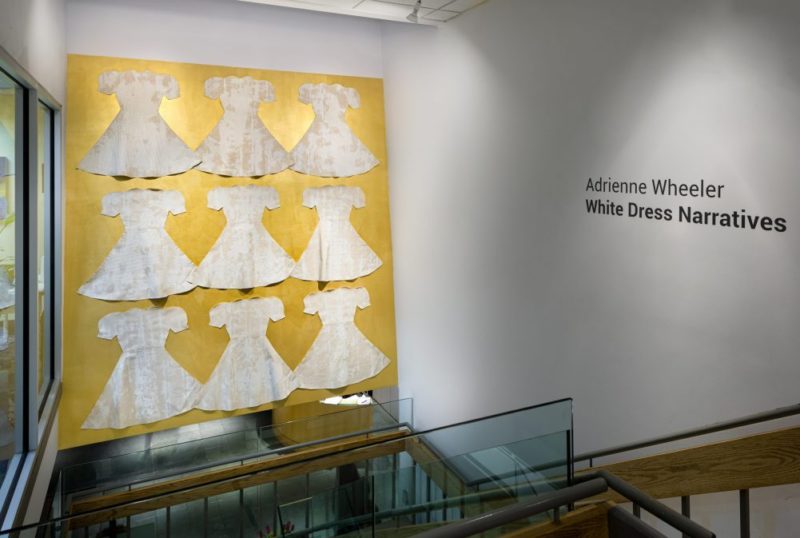installation shot of White Dress Narratives