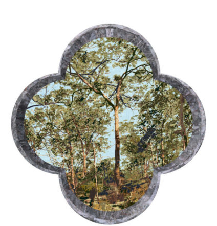 "Brisbane Toohey Forrest with Montreal-Chinese Garden Moongate" by Gary Carsley