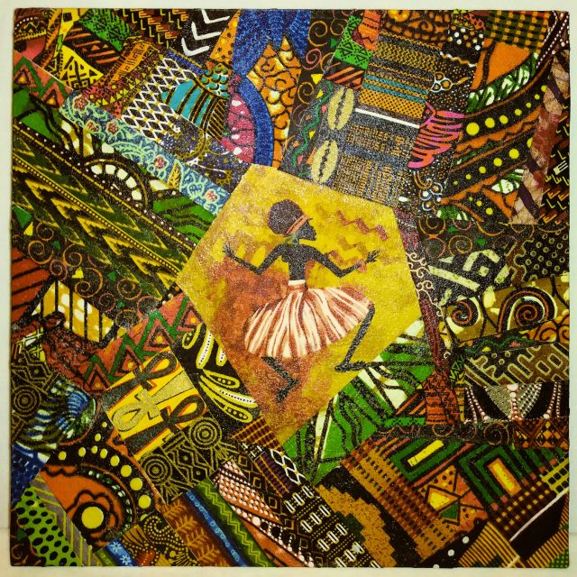 detail of piece by Denise Toney