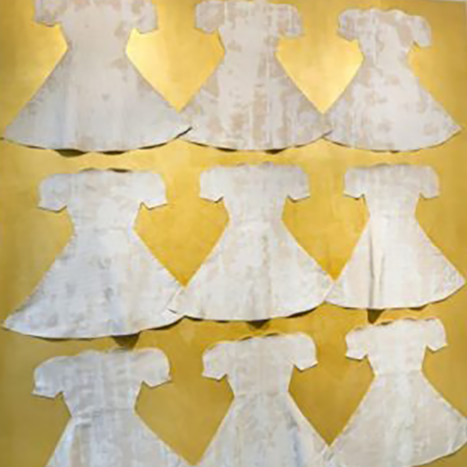 White Dress Narratives Installation