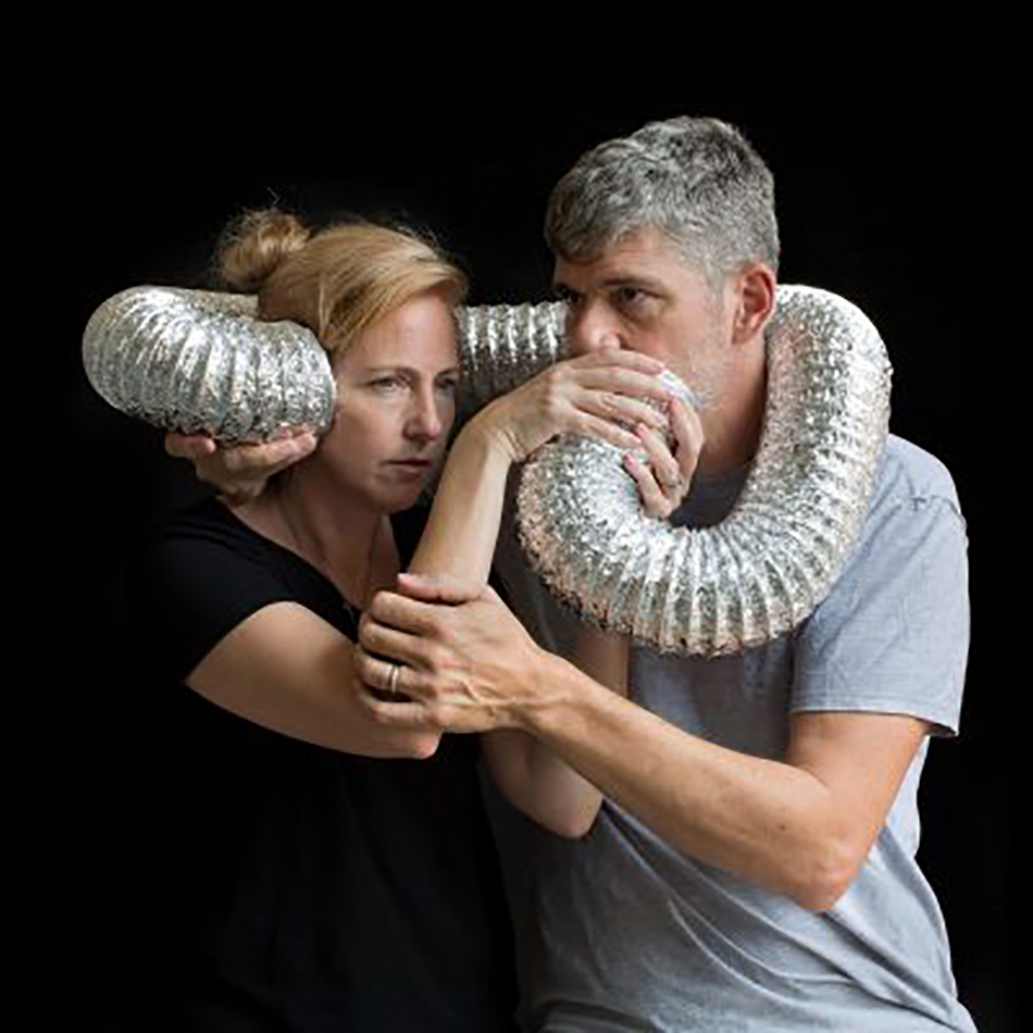 images of artists in Hillerbrand + Magsamen exhibition