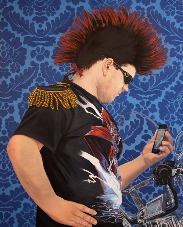 lisaficarellihalpern_dergarminkavalier_300dpi Painting of Der Garminkavalier by Lisa Ficarelli-Halpern