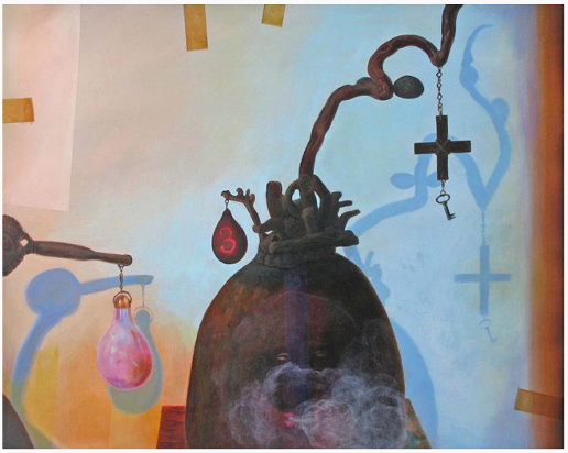 image of Elegba and the Pearl Gourd by Renee Stout