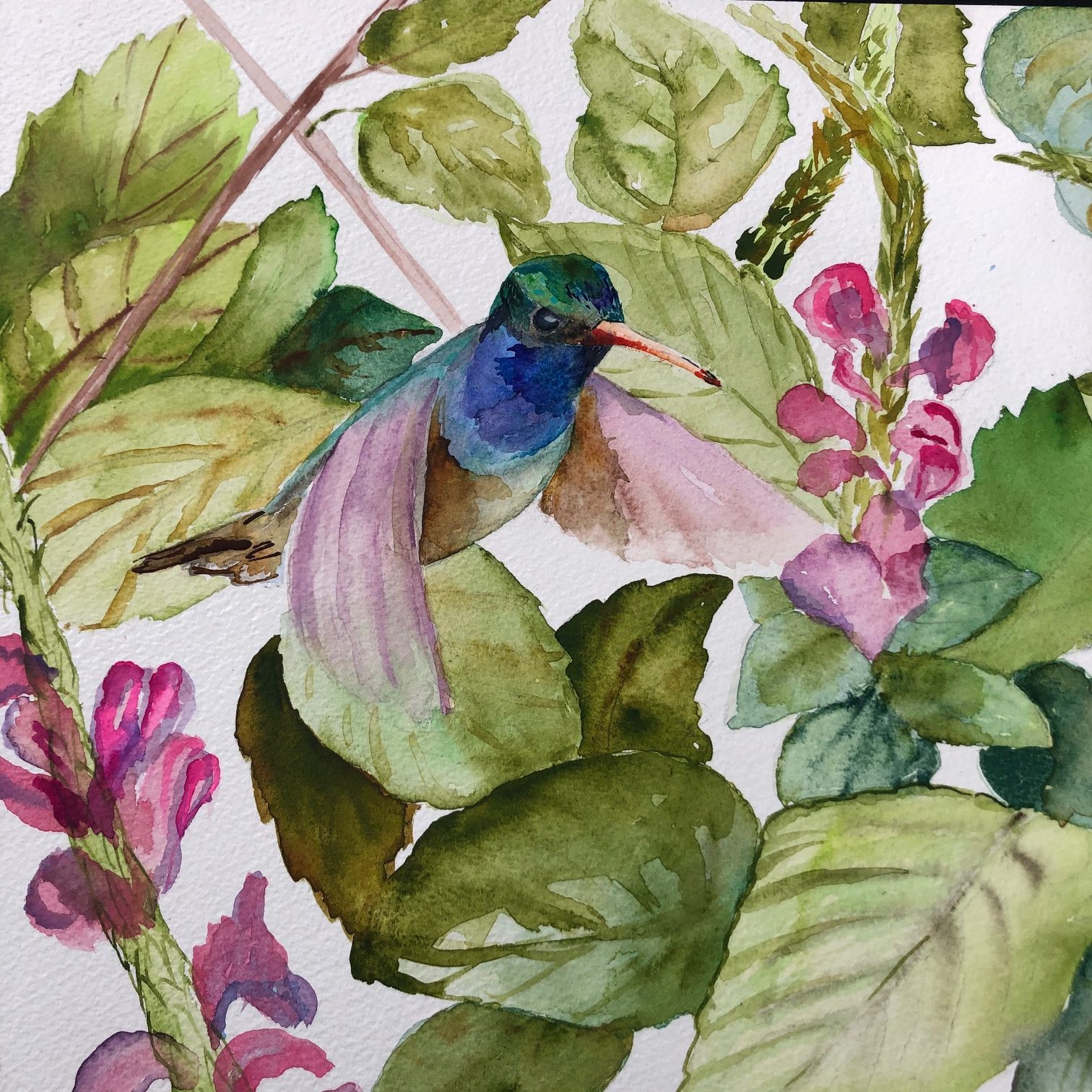 detail of 108 Hummingbirds