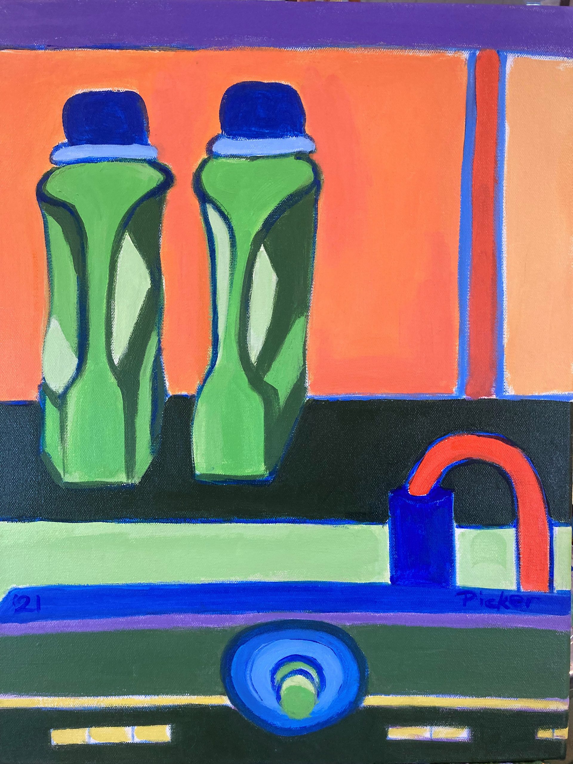 2 Green Bottles by Ida Picker