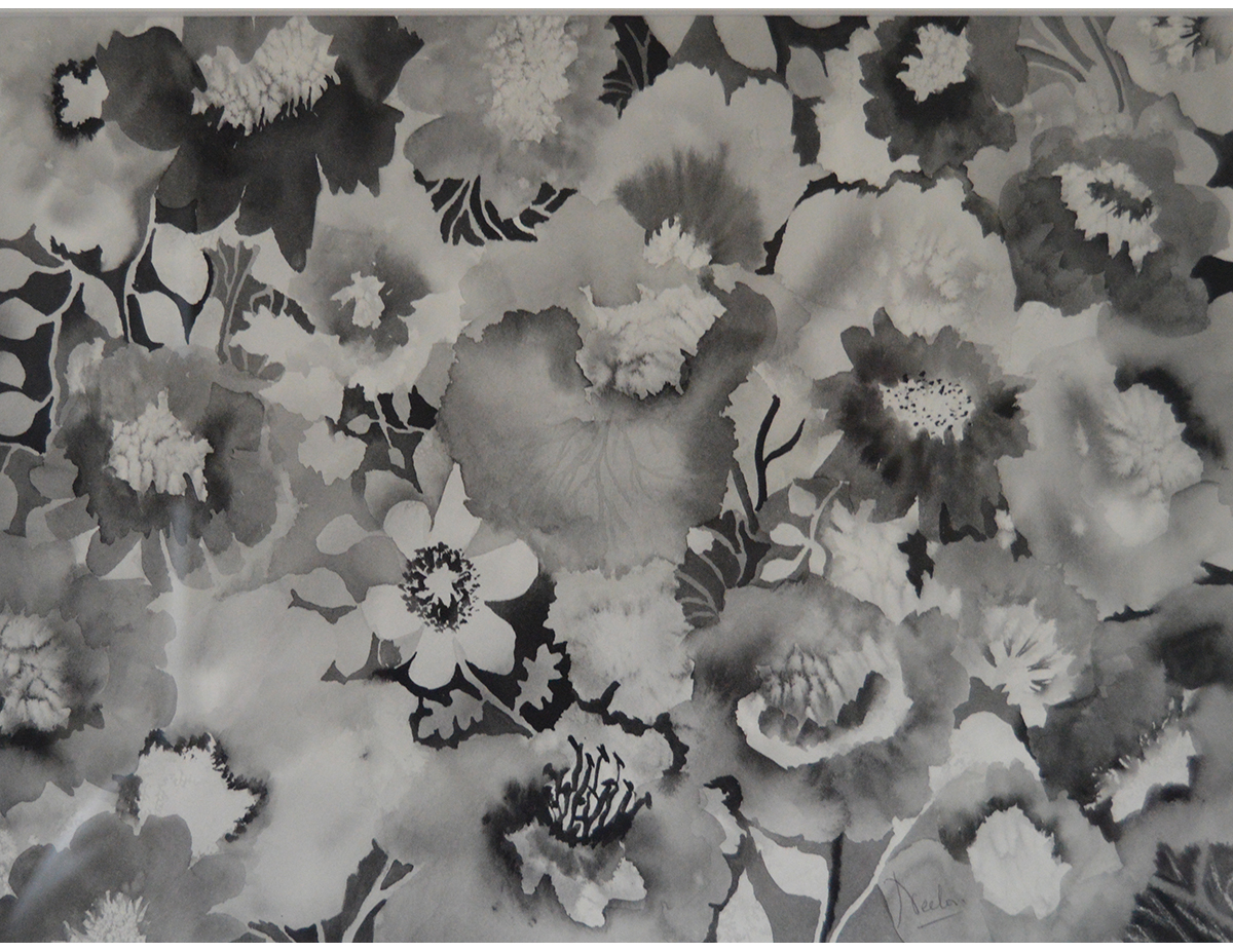 Flowers in Black and White by Neela Pushparaj
