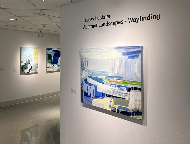 A view of the Art Center's member galleries