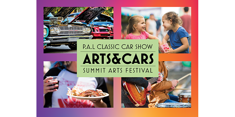 Poster for the 2023 edition of Arts + Cars
