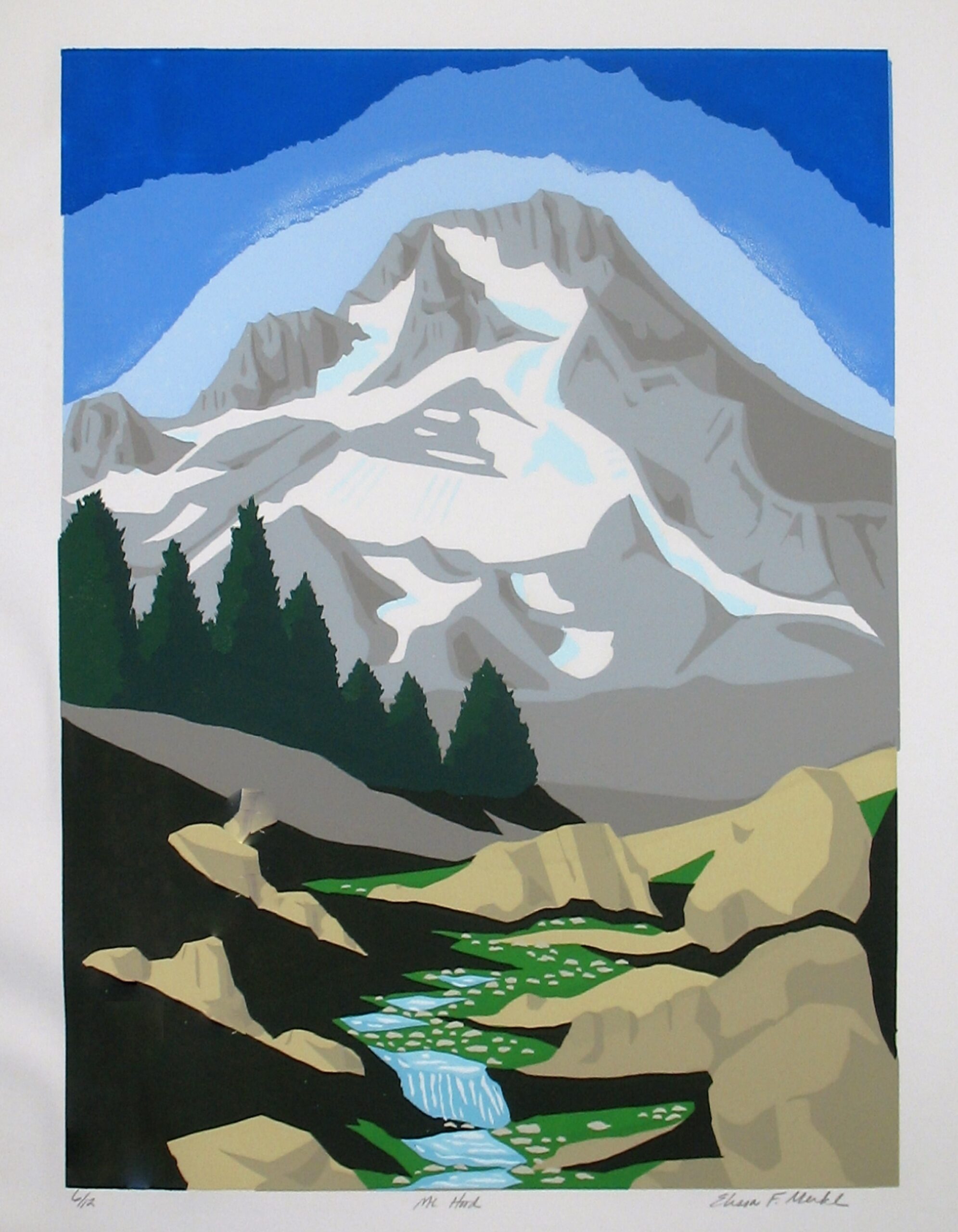 Mt Hood by Elissa F. Merkl