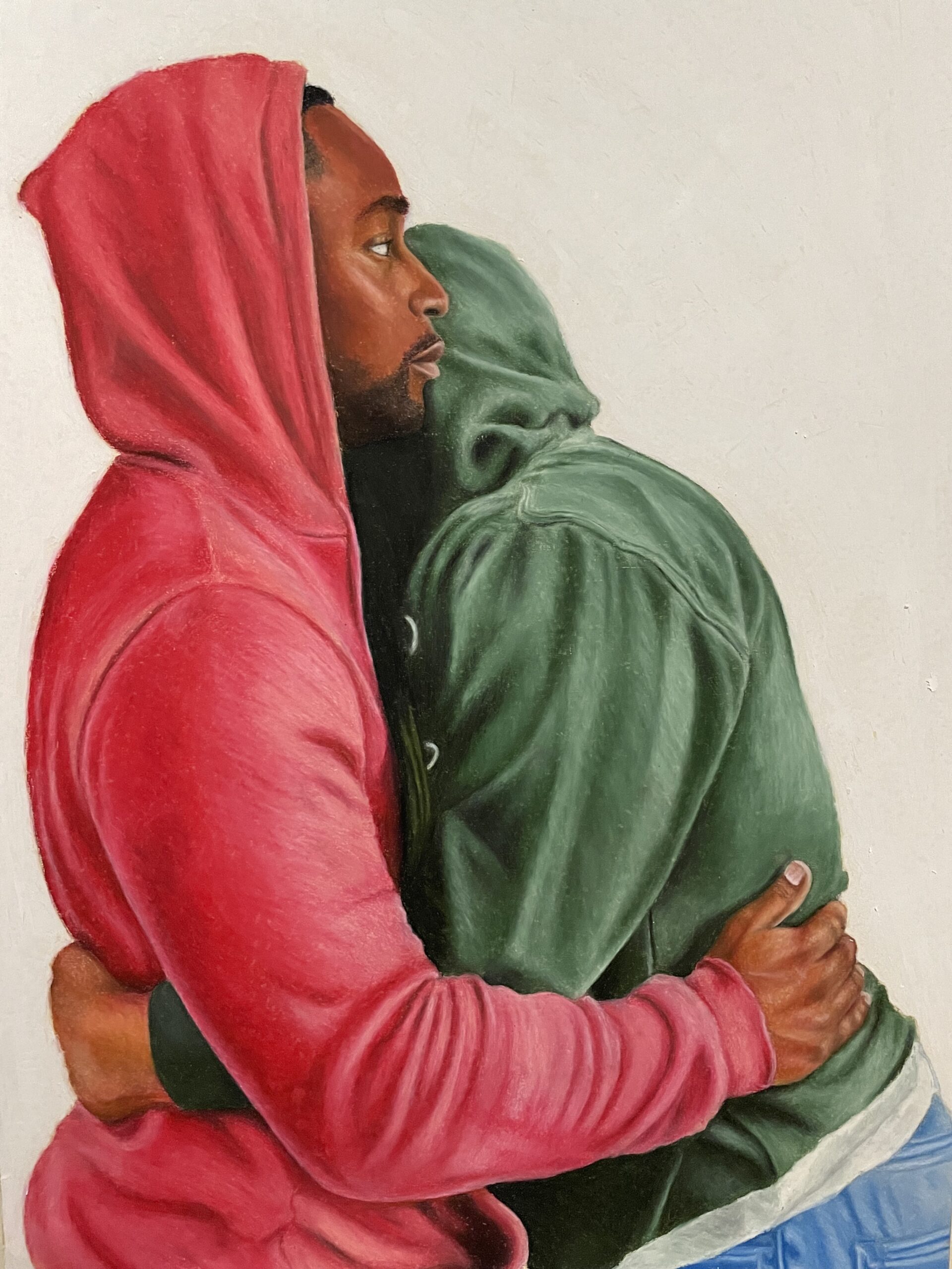 Kirk Maynard, Periphery Series, 2022, Oil pastel on paper, 24 x 36 in.