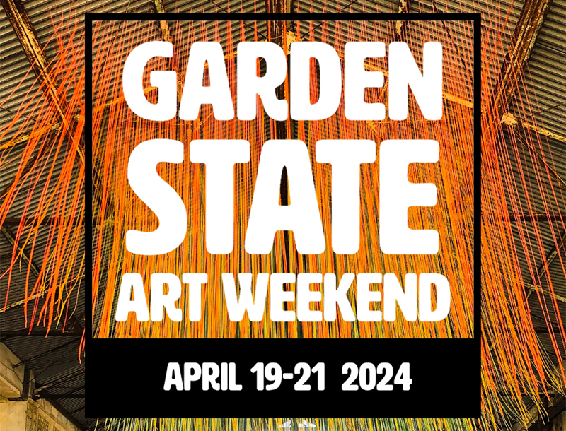Logo for Garden State Art Weekend April 19-21 2024