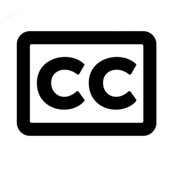 Closed Captioning Icon