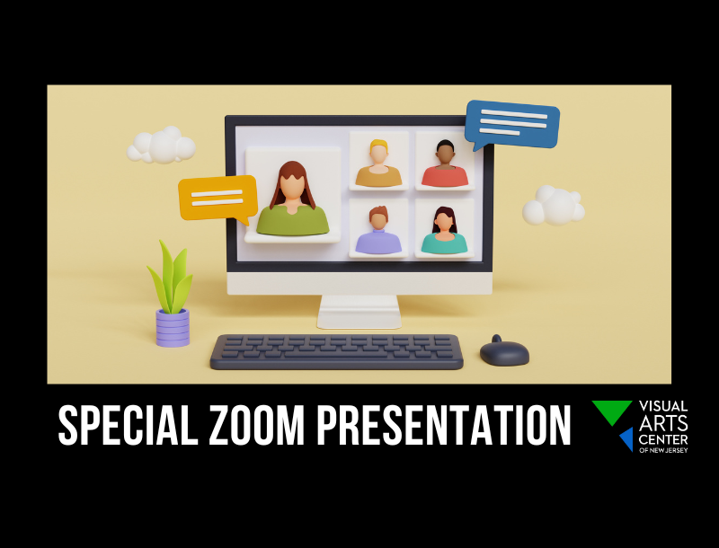 Special Zoom Presentation with graphic of people on a computer.